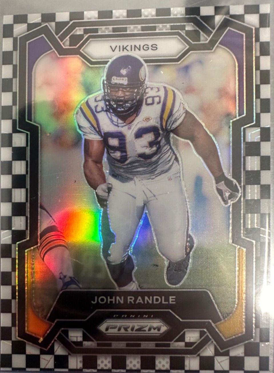 John Randle [Black White Checker] #196