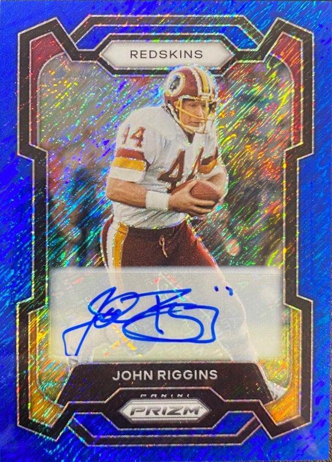 John Riggins [Autograph Blue Shimmer] #297