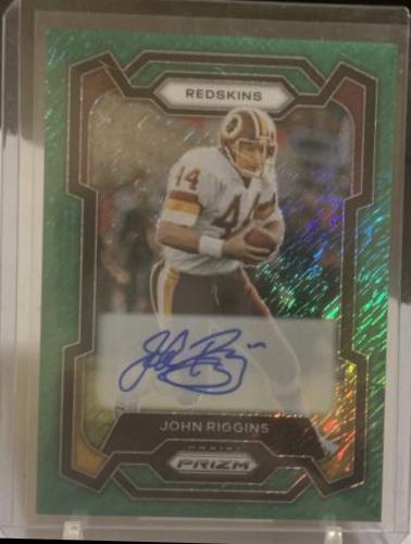 John Riggins [Autograph Green Shimmer] #297