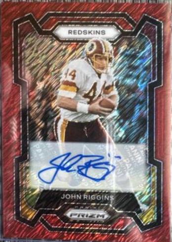 John Riggins [Autograph Red Shimmer] #297
