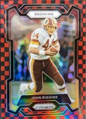 John Riggins [Black Red Checker] #297