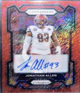Jonathan Allen [Autograph Red Shimmer] #298