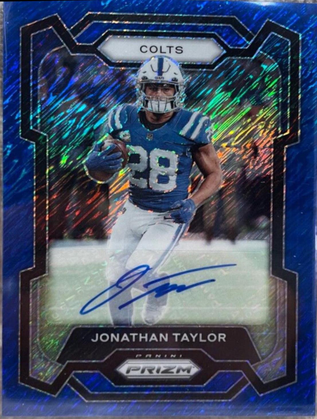 Jonathan Taylor [Autograph Blue Shimmer] #127