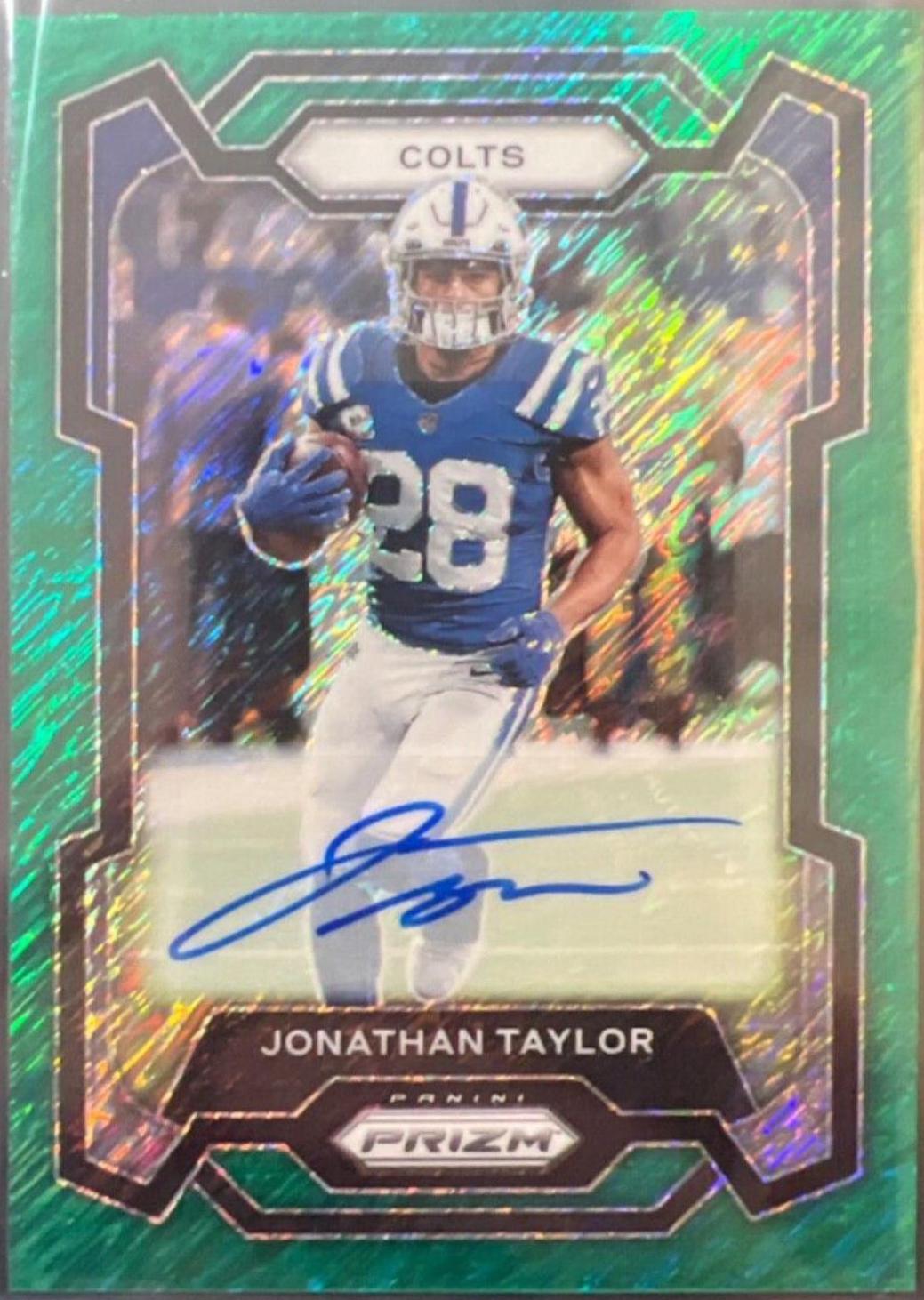 Jonathan Taylor [Autograph Green Shimmer] #127