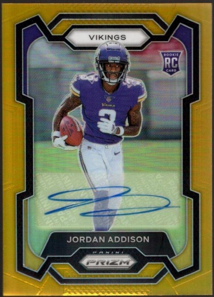 Jordan Addison [Autograph Gold] #368