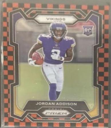Jordan Addison [Black Red Checker] #368