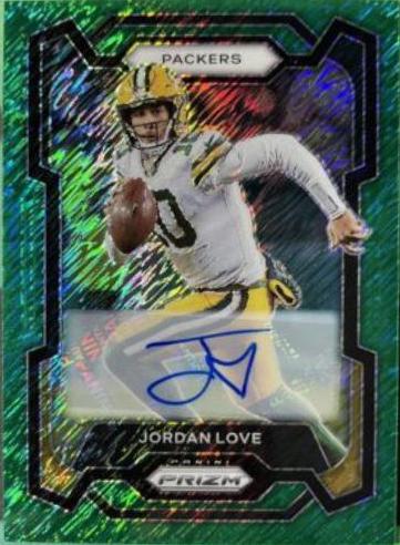 Jordan Love [Autograph Green Shimmer] #110