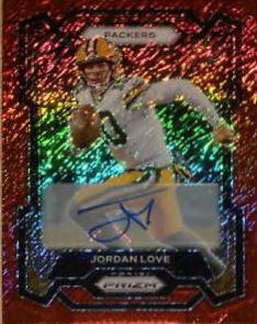 Jordan Love [Autograph Red Shimmer] #110