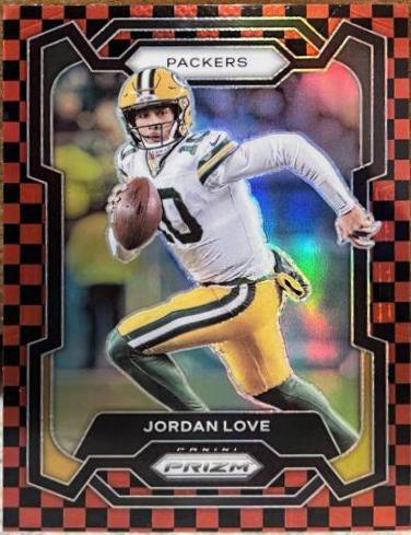 Jordan Love [Black Red Checker] #110