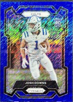 Josh Downs [Blue Shimmer] #345