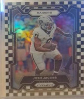 Josh Jacobs [Black White Checker] #178