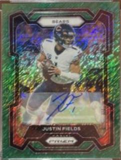 Justin Fields [Autograph Green Shimmer] #48