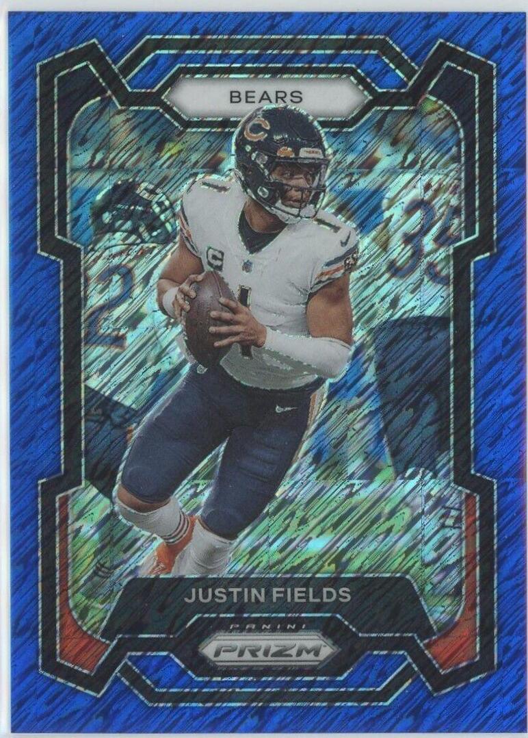 Justin Fields [Blue Shimmer] #48