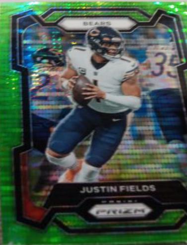 Justin Fields [Neon Green Pulsar] #48