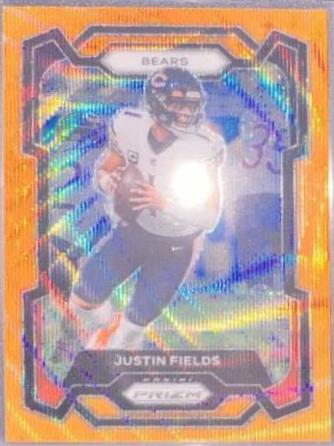 Justin Fields [Orange Wave] #48