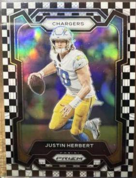 Justin Herbert [Black White Checker] #158