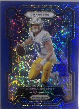 Justin Herbert [Blue Sparkle] #158