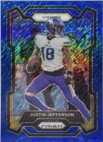Justin Jefferson [Blue Shimmer] #195