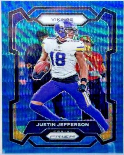 Justin Jefferson [Blue Wave] #195