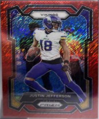 Justin Jefferson [Red Shimmer] #195
