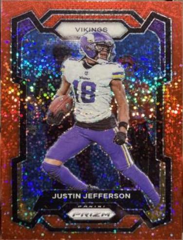 Justin Jefferson [Red Sparkle] #195