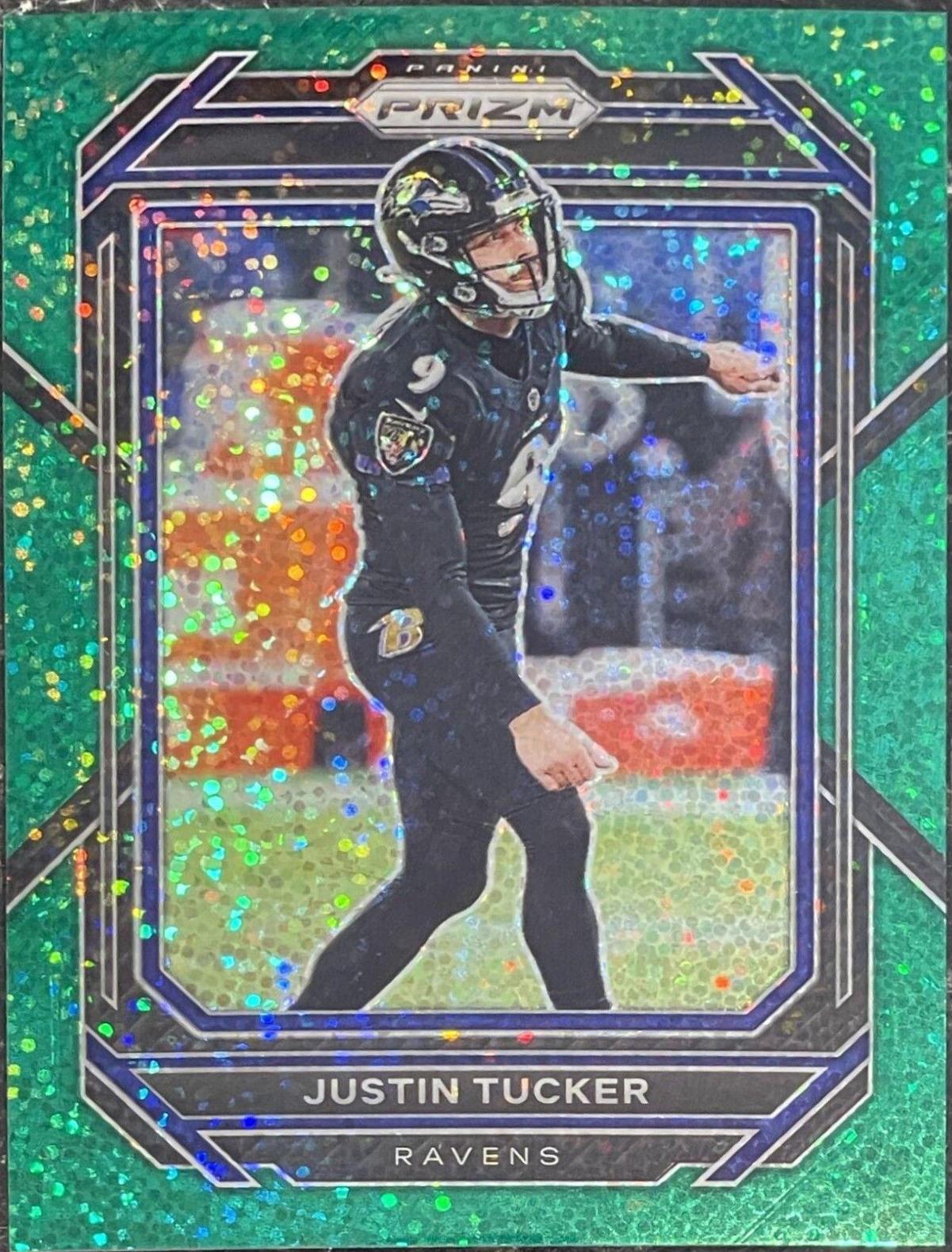 Justin Tucker [Green Sparkle] #22
