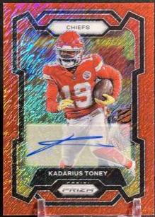Kadarius Toney [Autograph Red Shimmer] #145