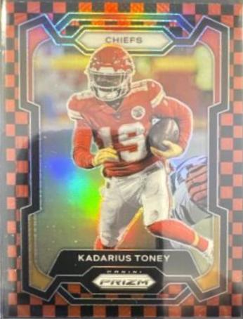 Kadarius Toney [Black Red Checker] #145