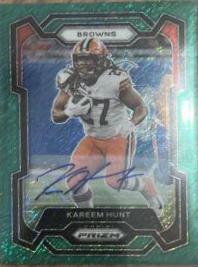 Kareem Hunt [Autograph Green Shimmer] #67
