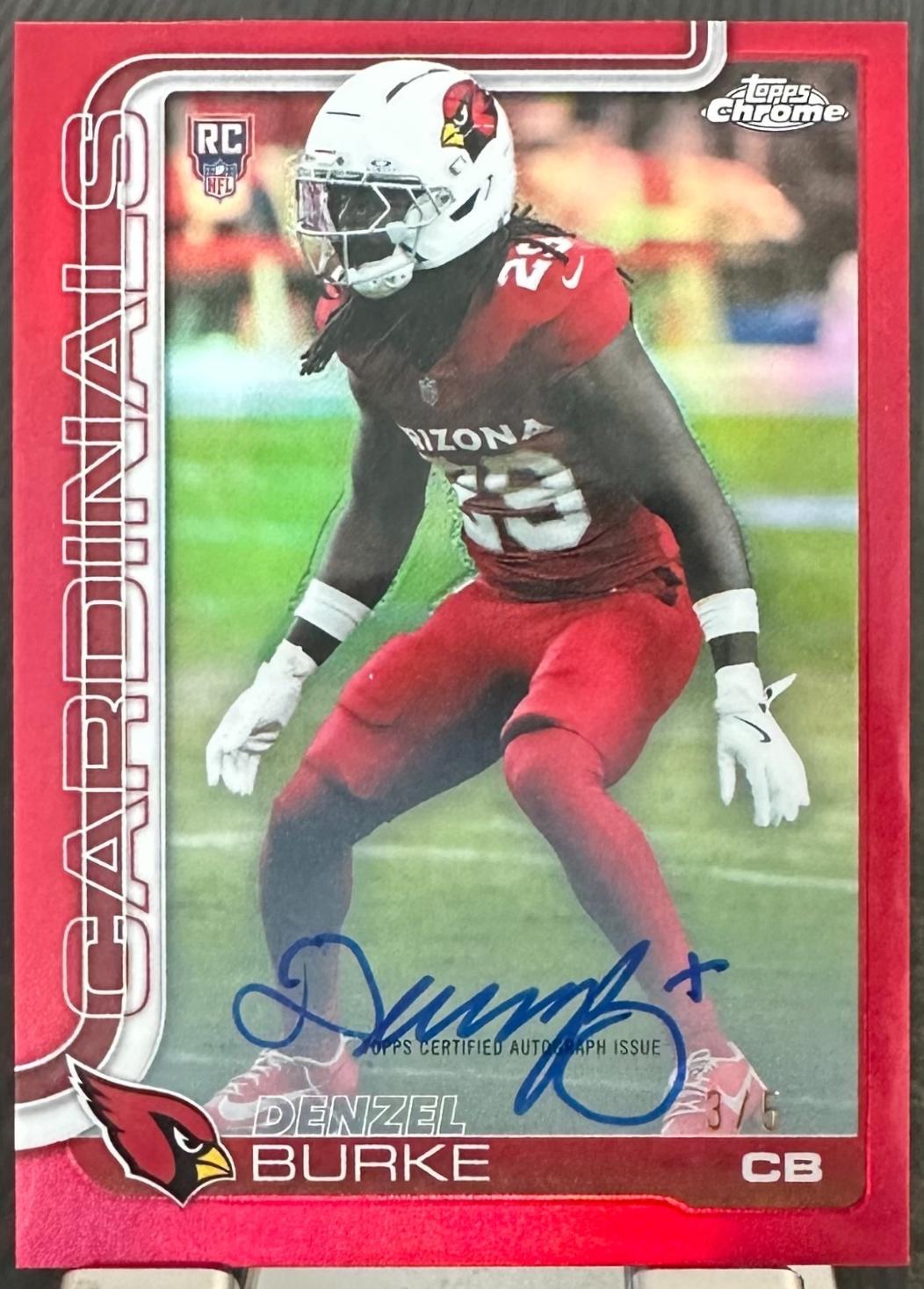 Denzel Burke [Red Refractor] #RA-DB
