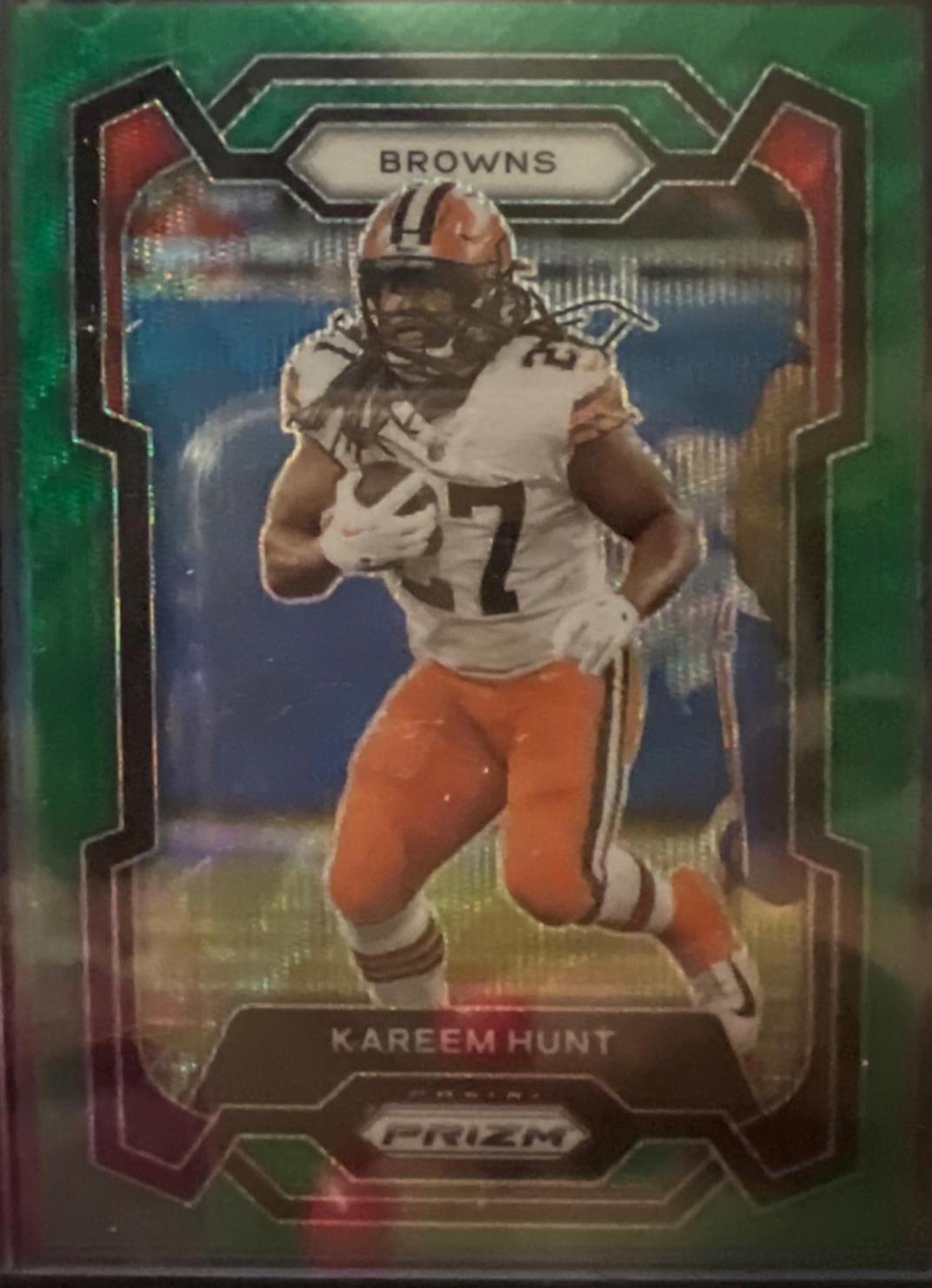 Kareem Hunt [Green Wave] #67