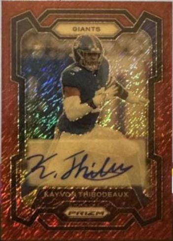 Kayvon Thibodeaux [Autograph Red Shimmer] #224