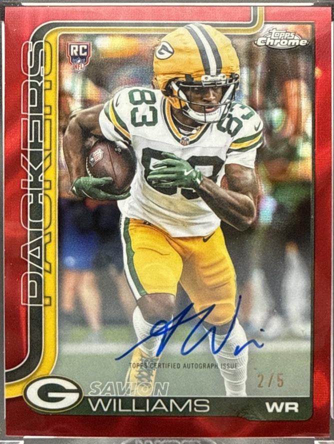 Savion Williams [Red Lava Refractor] #RA-SW