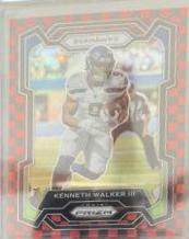 Kenneth Walker III [Black Red Checker] #261