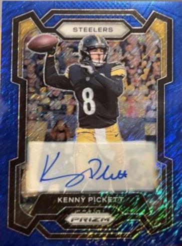 Kenny Pickett [Autograph Blue Shimmer] #249