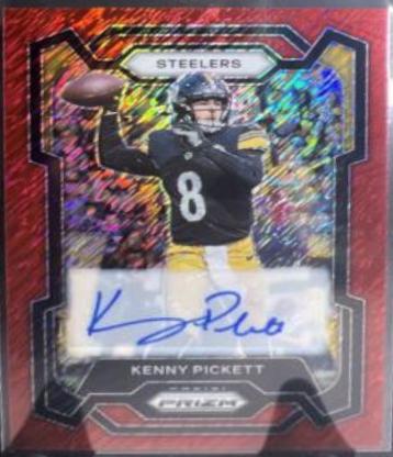 Kenny Pickett [Autograph Red Shimmer] #249