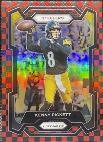 Kenny Pickett [Black Red Checker] #249