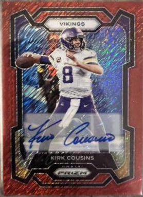 Kirk Cousins [Autograph Red Shimmer] #197