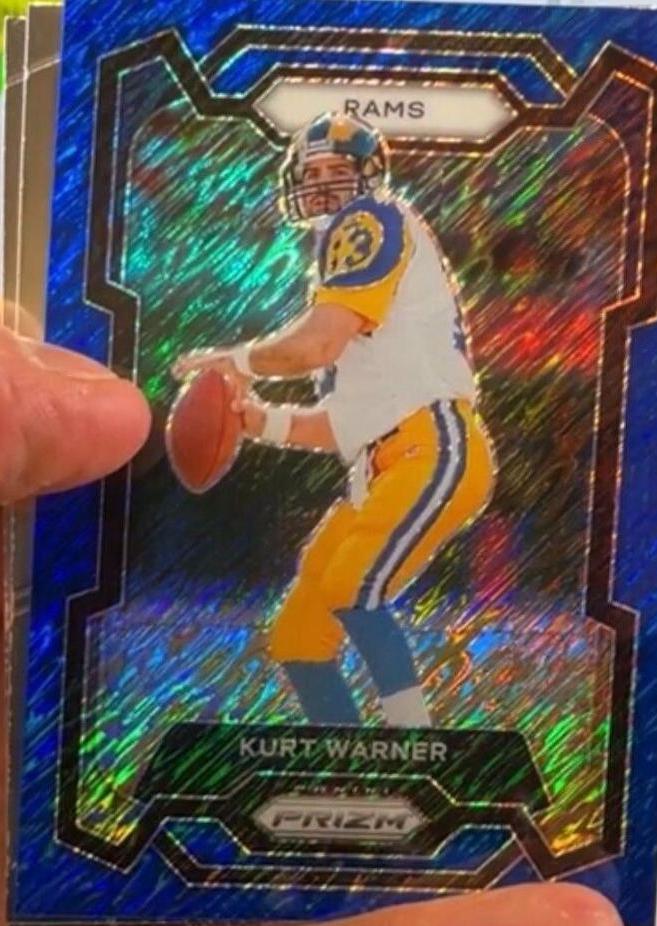 Kurt Warner [Blue Shimmer] #166
