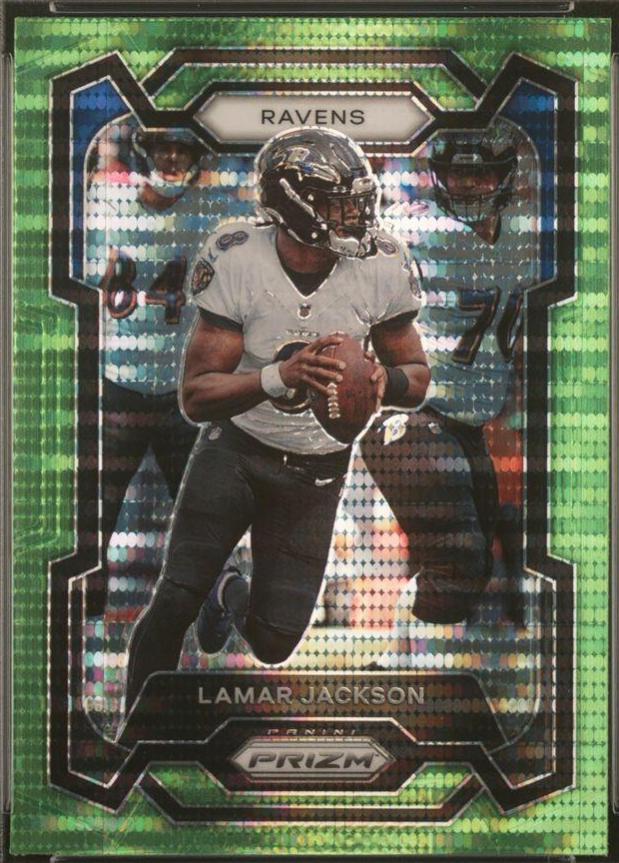 Lamar Jackson [Neon Green Pulsar] #18