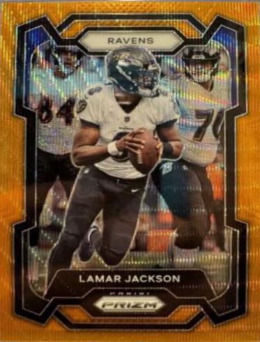 Lamar Jackson [Orange Wave] #18