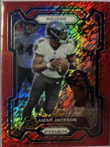 Lamar Jackson [Red Shimmer] #18
