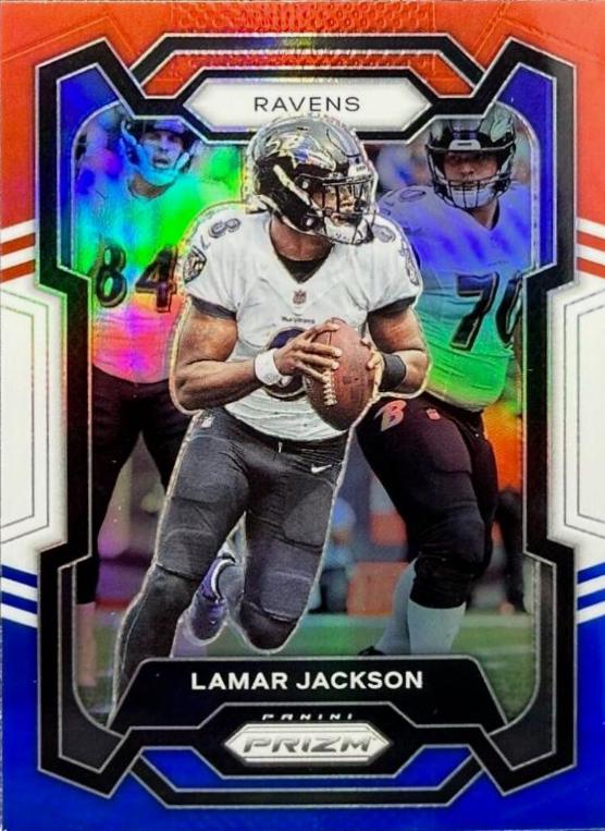 Lamar Jackson [Red White Blue] #18