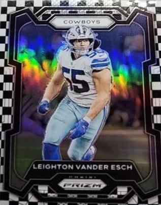 Leighton Vander Esch [Black White Checker] #76