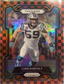 Luke Kuechly [Black Red Checker] #43