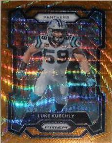 Luke Kuechly [Orange Wave] #43