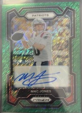 Mac Jones [Autograph Green Shimmer] #206