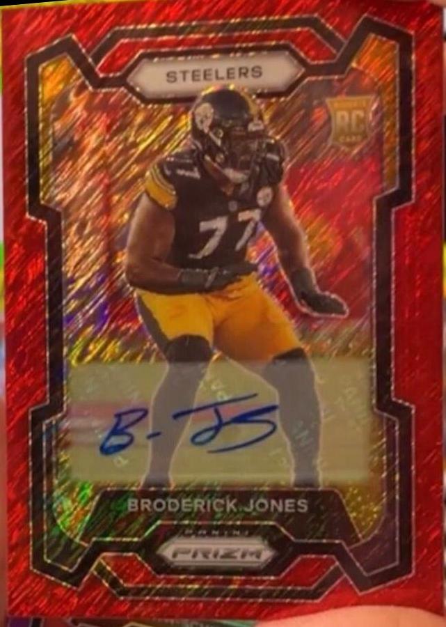 Mac Jones [Autograph Red Shimmer] #206