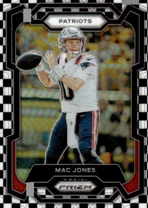 Mac Jones [Black White Checker] #206