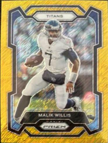 Malik Willis [Gold Shimmer] #289